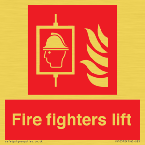Fire fighters lift